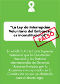 Aclaraciones sobre el proyecto con media sanción de la Ley de Interrupción Voluntaria del Embarazo