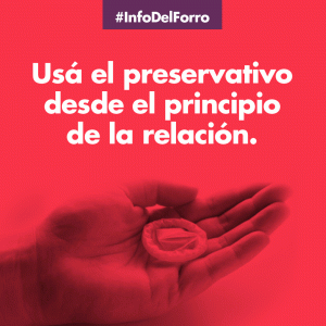 Infoforro - 3 - Gif - El preservativo se usa desde el principio de la relación