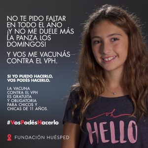 Fundación Huesped - Campaña de Vacunación contra el VPH