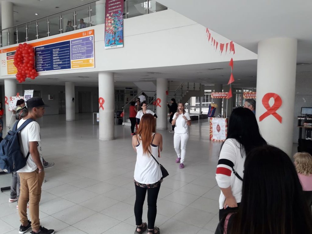 Día Mundial del Sida en el Hospital Balestrini