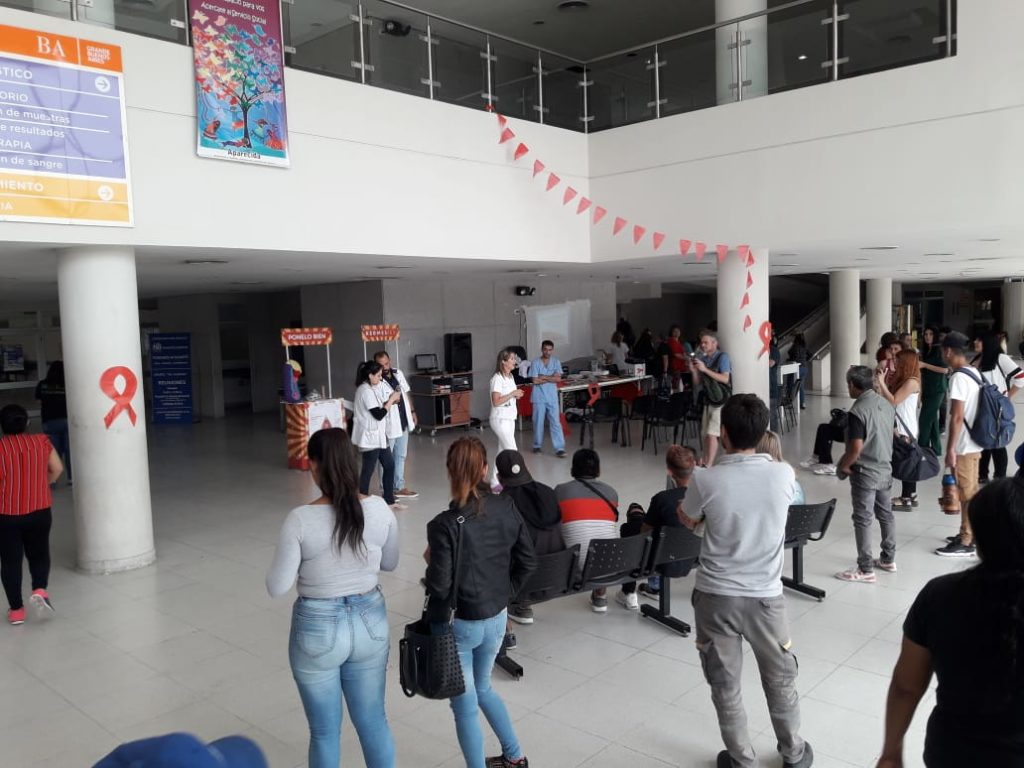Día Mundial del Sida en el Hospital Balestrini