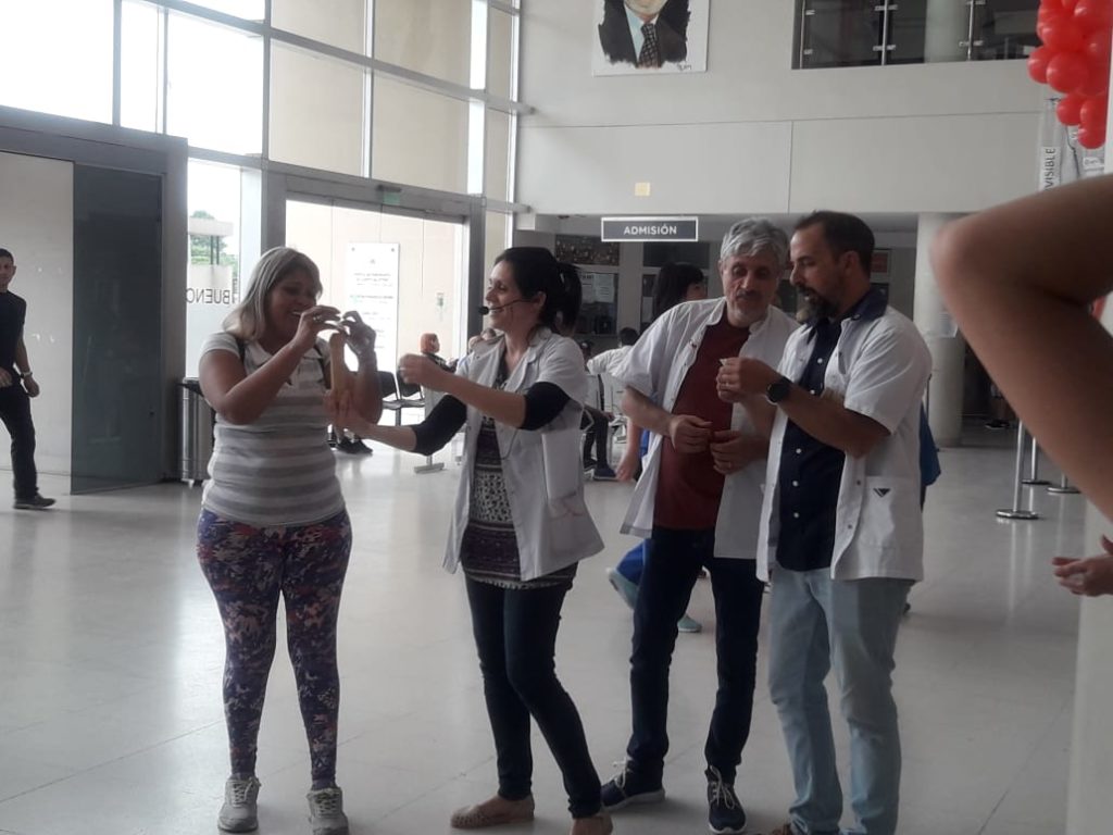 Día Mundial del Sida en el Hospital Balestrini