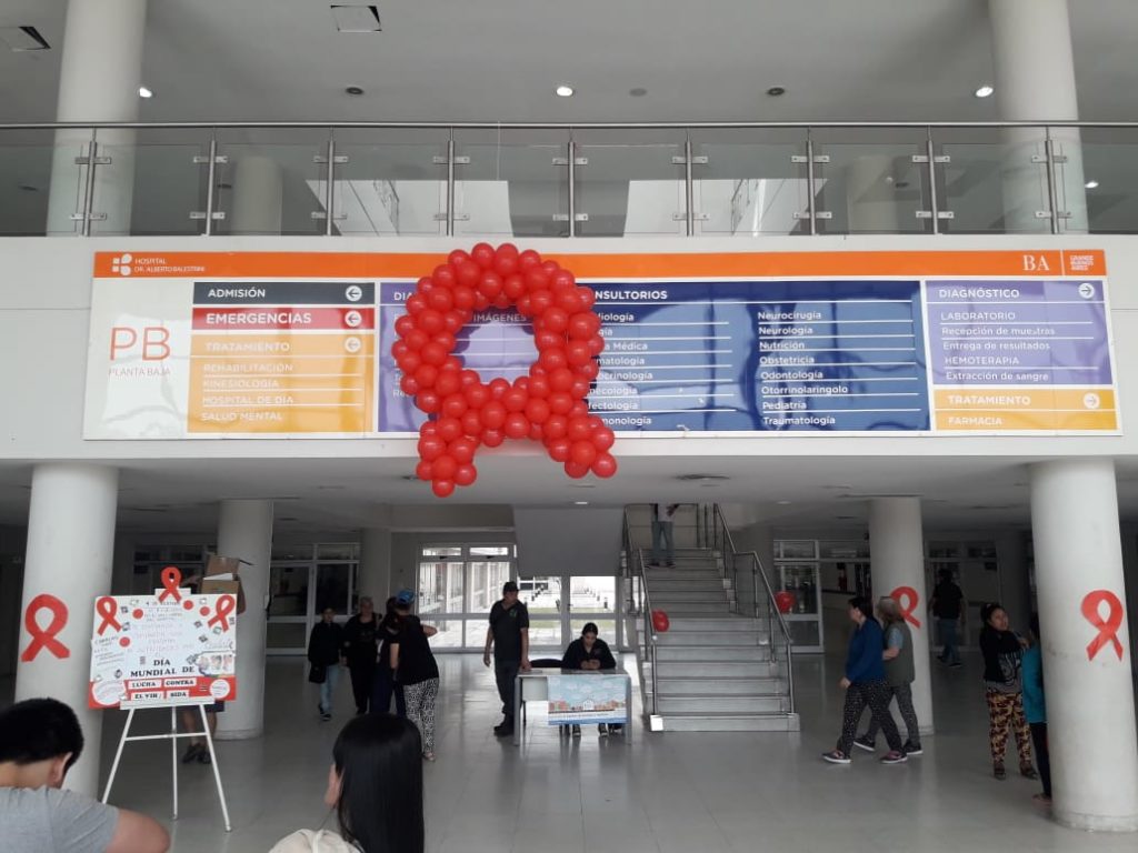 Día Mundial del Sida en el Hospital Balestrini